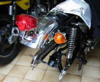 L'arrière de la moto (49123 b)